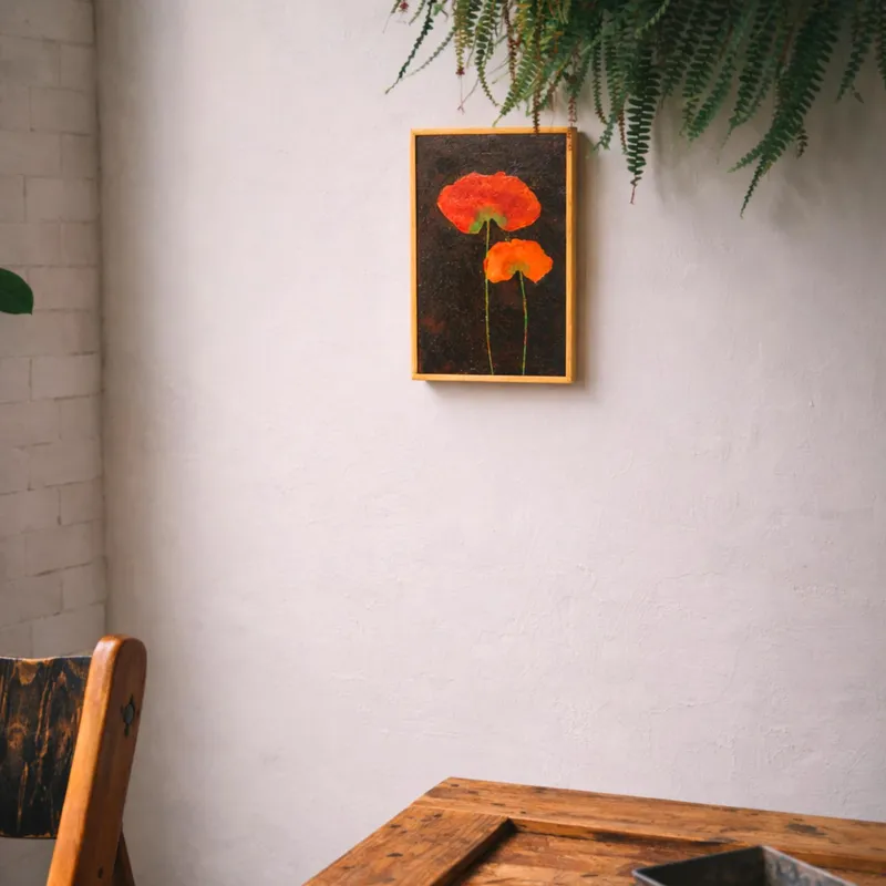 Red Poppies in the Dark No.281