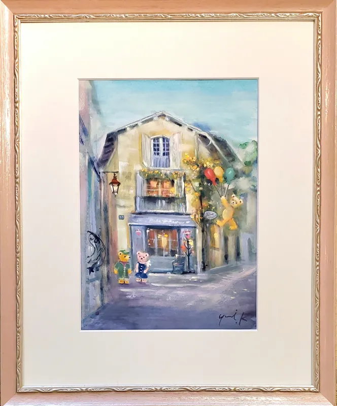 クマ達の黄花藤の咲くお店