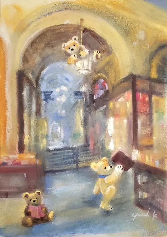 パサージュのクマ達