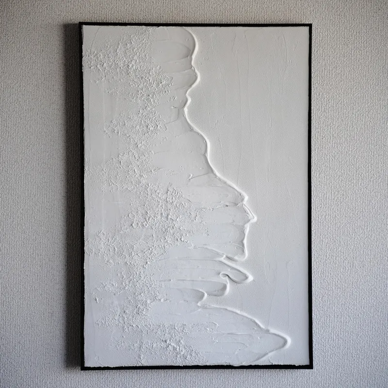 【Beach-rays-】60×40cm 石膏風アート