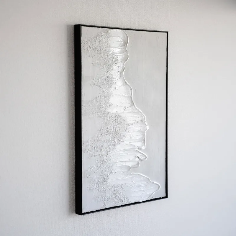 【Beach-rays-】60×40cm 石膏風アート