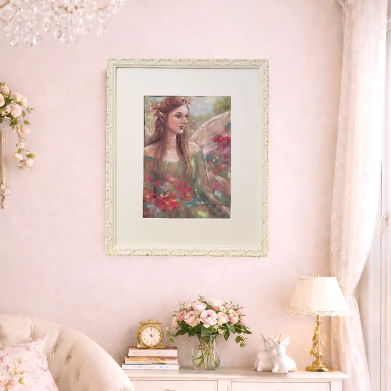 Fairy in the flower field