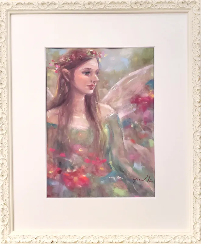 Fairy in the flower field