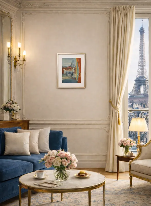 クマ達のモーニングテラス in Paris