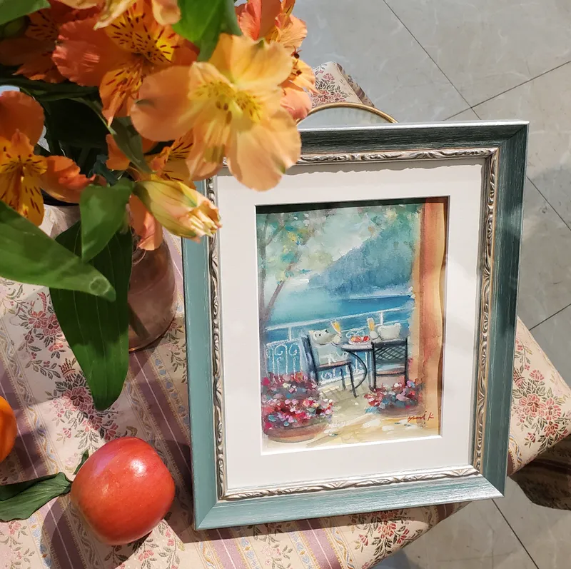 クマ達のモーニングテラス in Positano