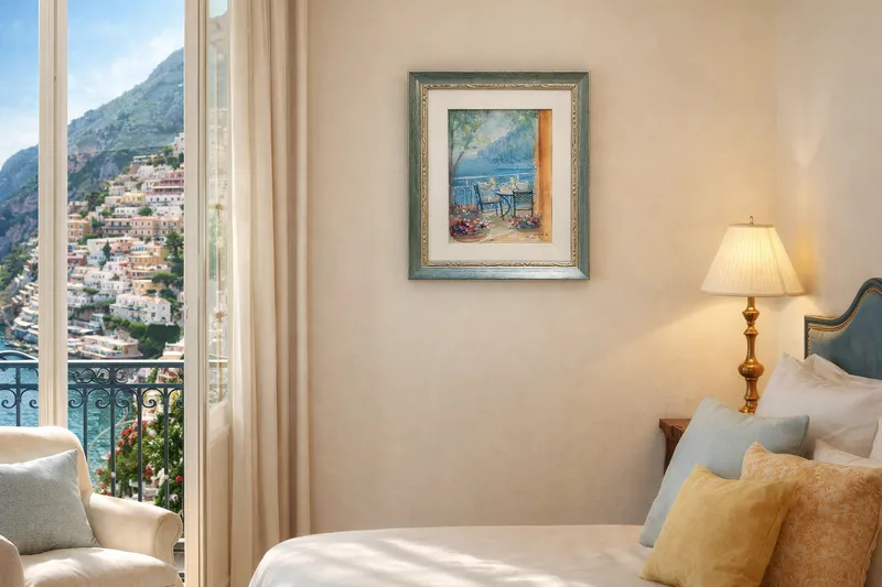 クマ達のモーニングテラス in Positano