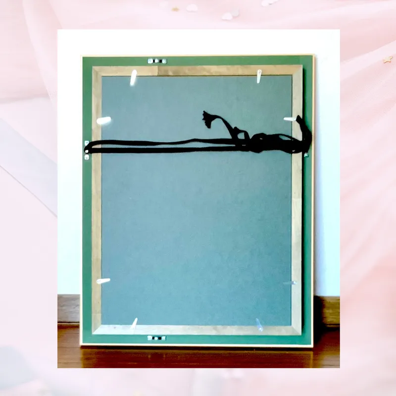 風景画「ツツジの木漏れ日」油彩画F4 額付き（アクリル面 ）