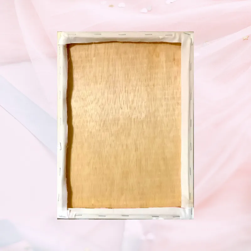 風景画「ツツジの木漏れ日」油彩画F4 額付き（アクリル面 ）