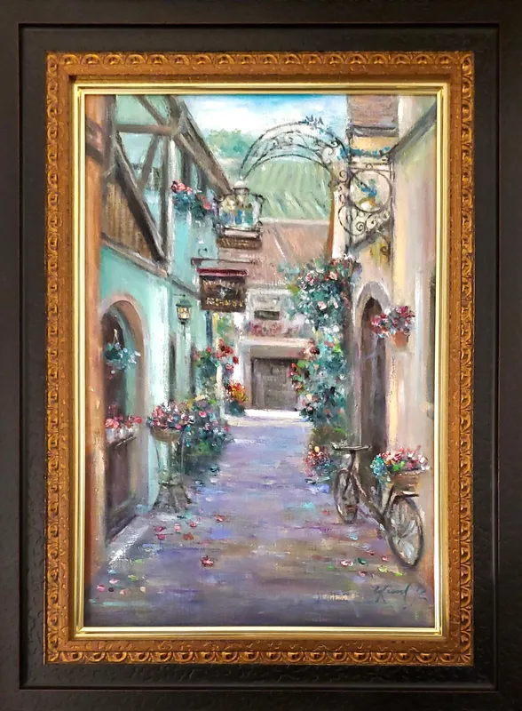 ワイン畑へ続く径