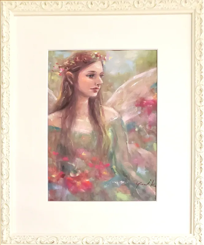 Fairy in the flower field