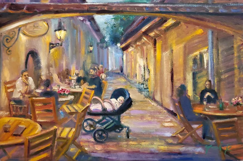 カタリーナ通りのディナータイム