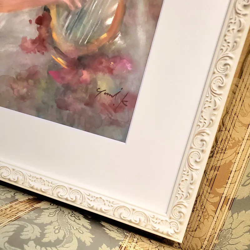 Muse in the flower field