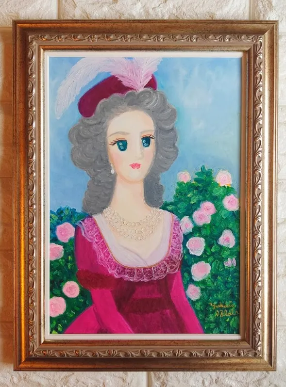 赤いドレスのマリーアントワネット Homage