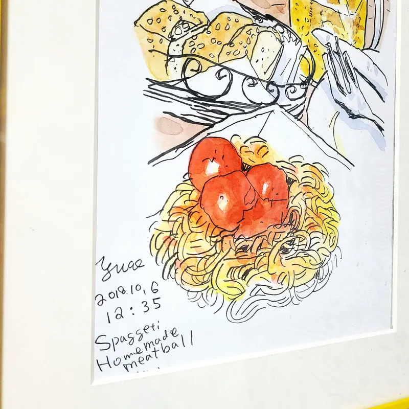 Sppageti homemade meatball