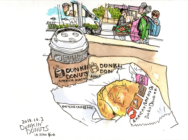 ダンキンドーナッツin NY