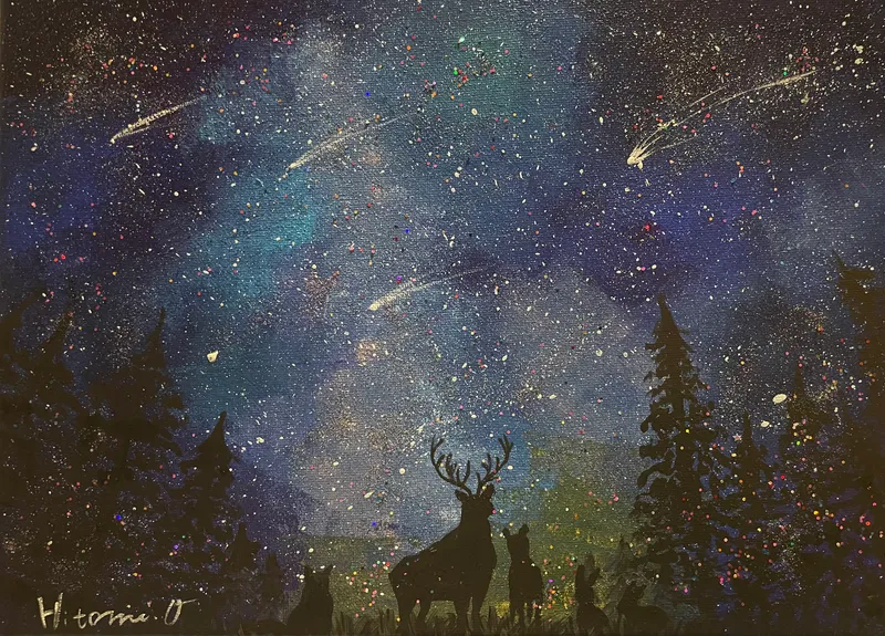 星空に祈る明日への希望