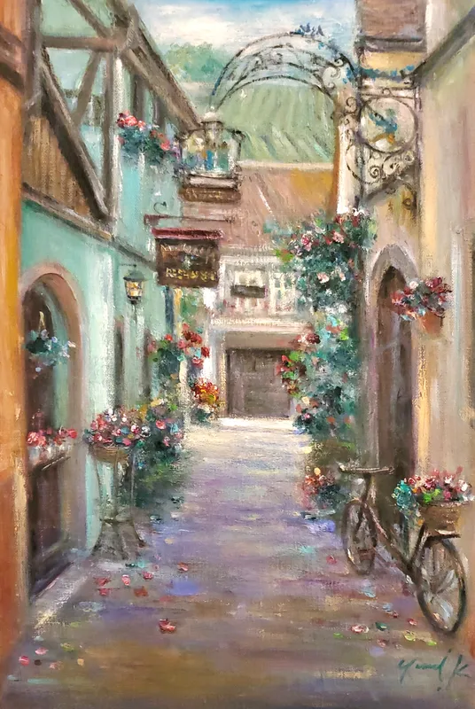 ワイン畑へ続く径