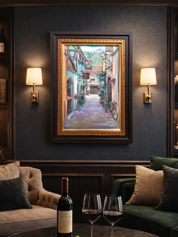 ワイン畑へ続く径