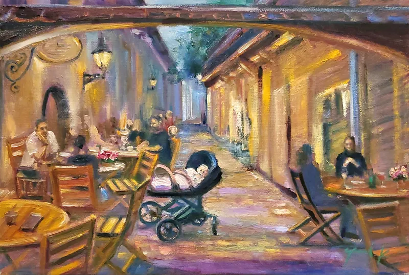 カタリーナ通りのディナータイム