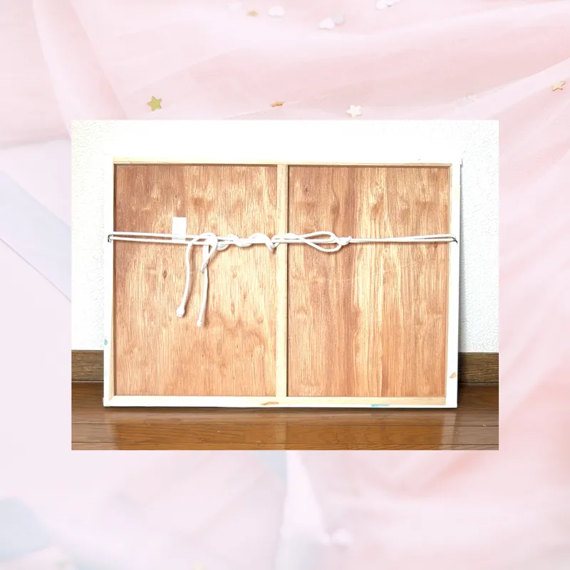 風景画「つづく道」アクリル画 / B3 額なし