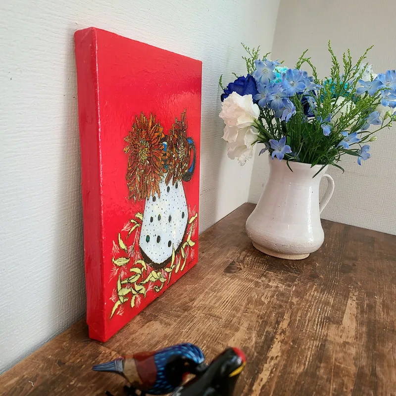 枯れてゆく「名前のわからない花」