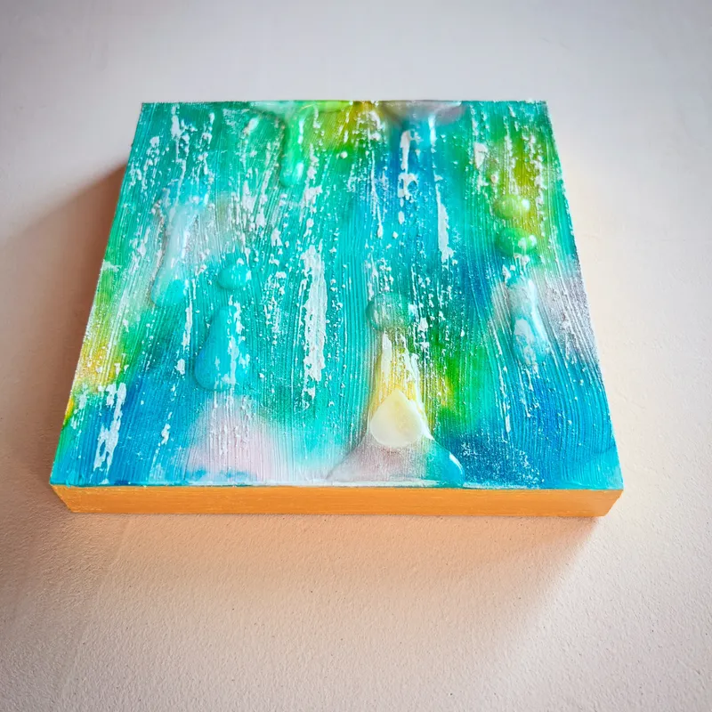 淡い春雨のヴェール