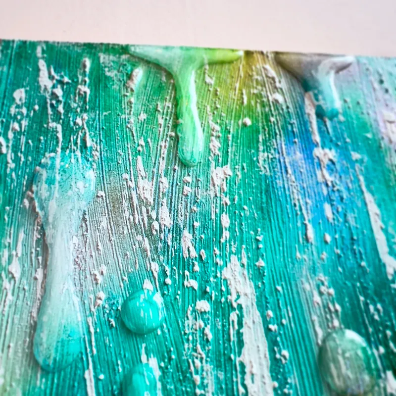 淡い春雨のヴェール