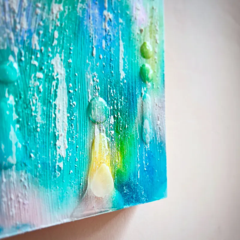 淡い春雨のヴェール