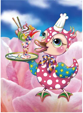 カルガモのウエィトレス