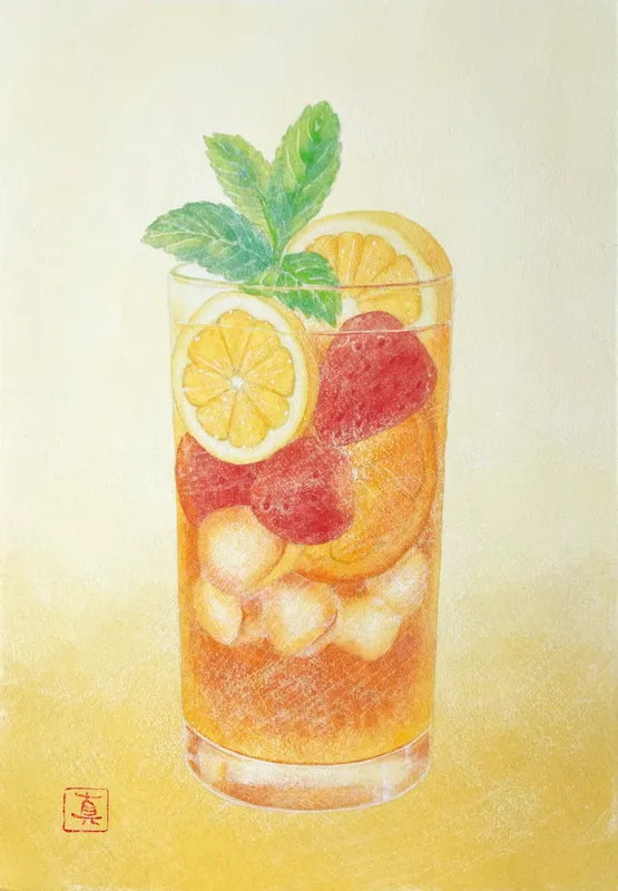 季節の果実水〈イチゴとレモン〉