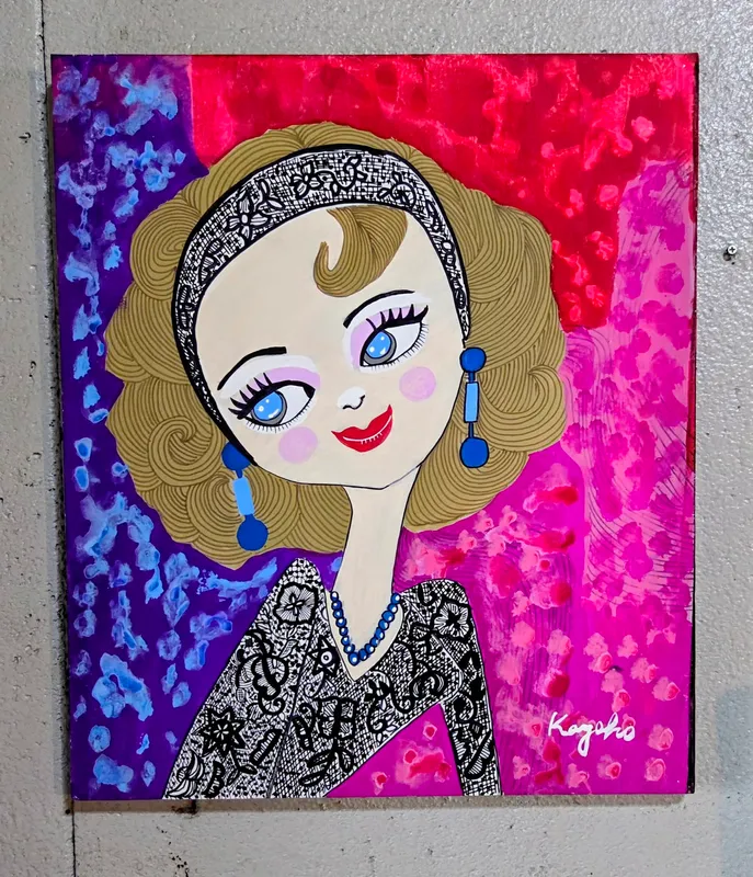 レースを纏った女の子