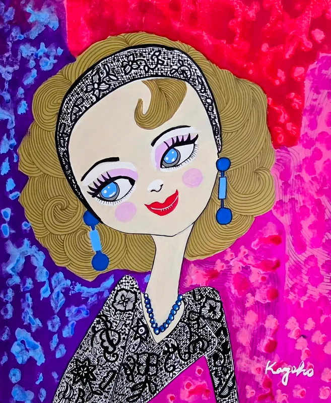 レースを纏った女の子