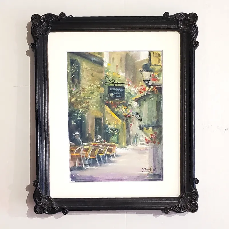 昼下がりのテラスで