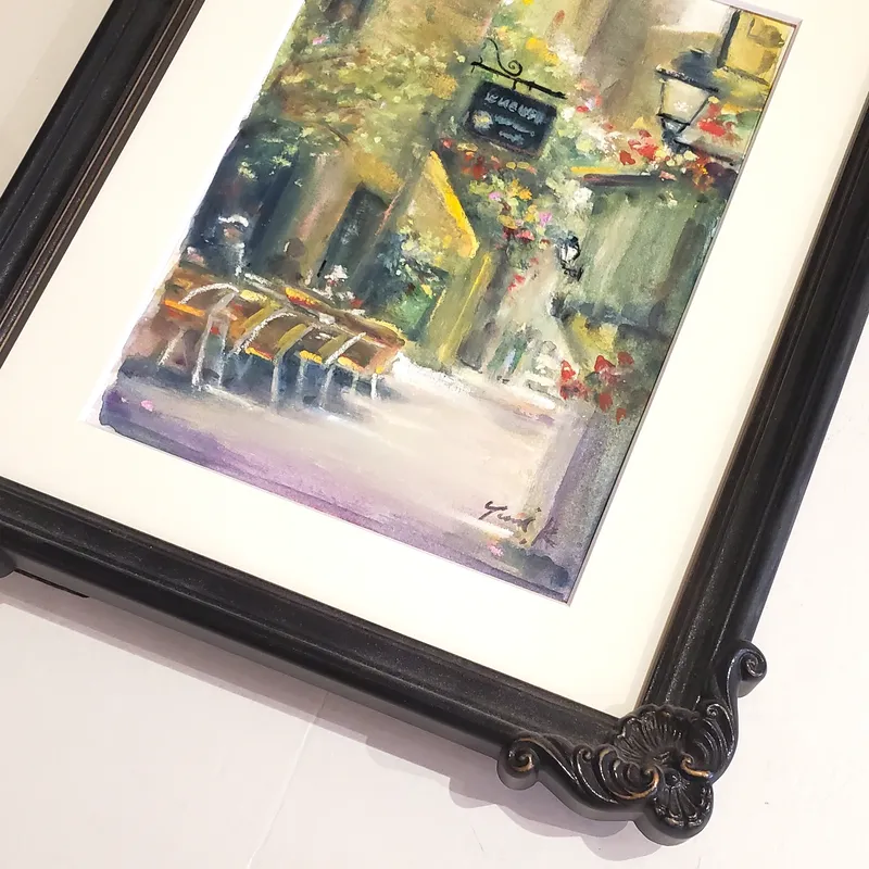 昼下がりのテラスで