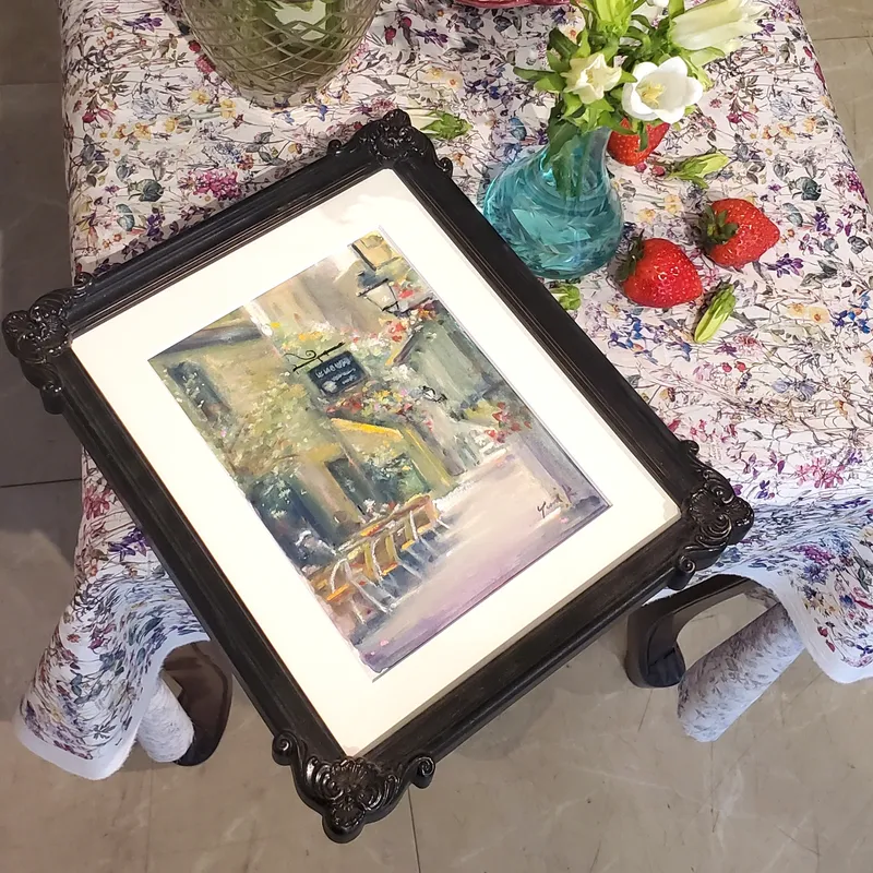 昼下がりのテラスで