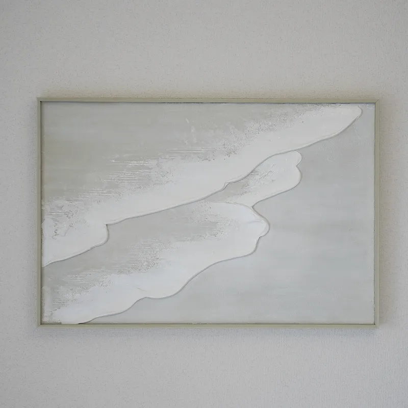 【Beach-growth-】41×61cm グレージュ