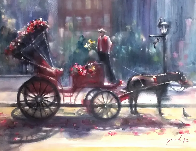 プリンセスが乗る馬車