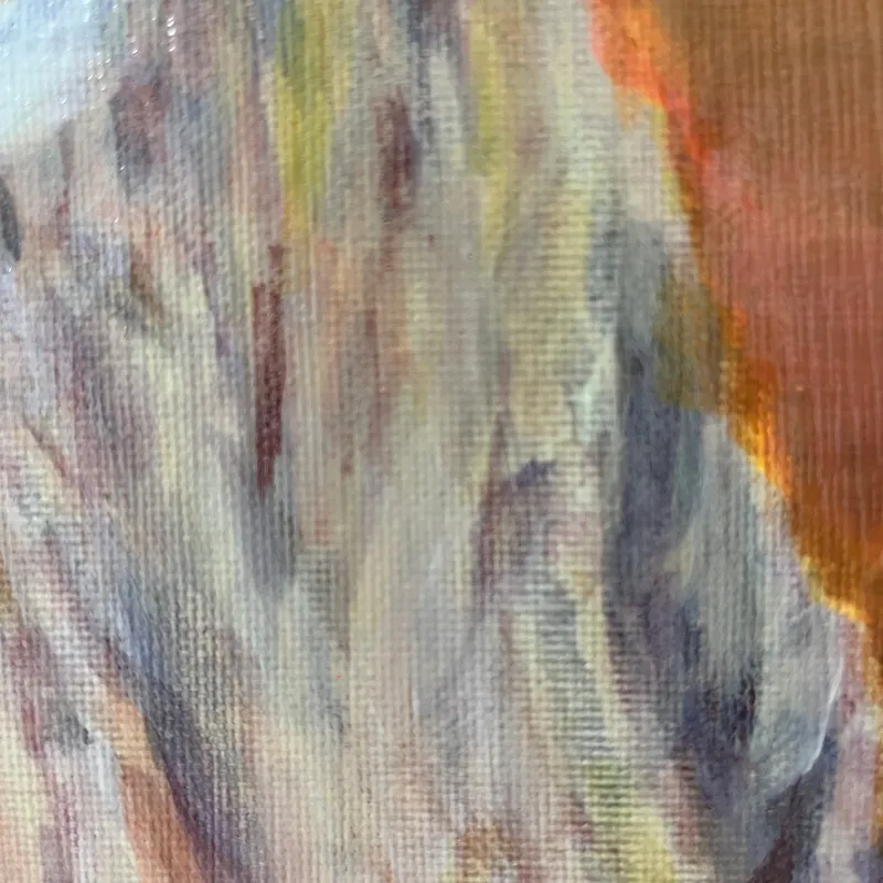 ニットを着た女性(加筆複製画)