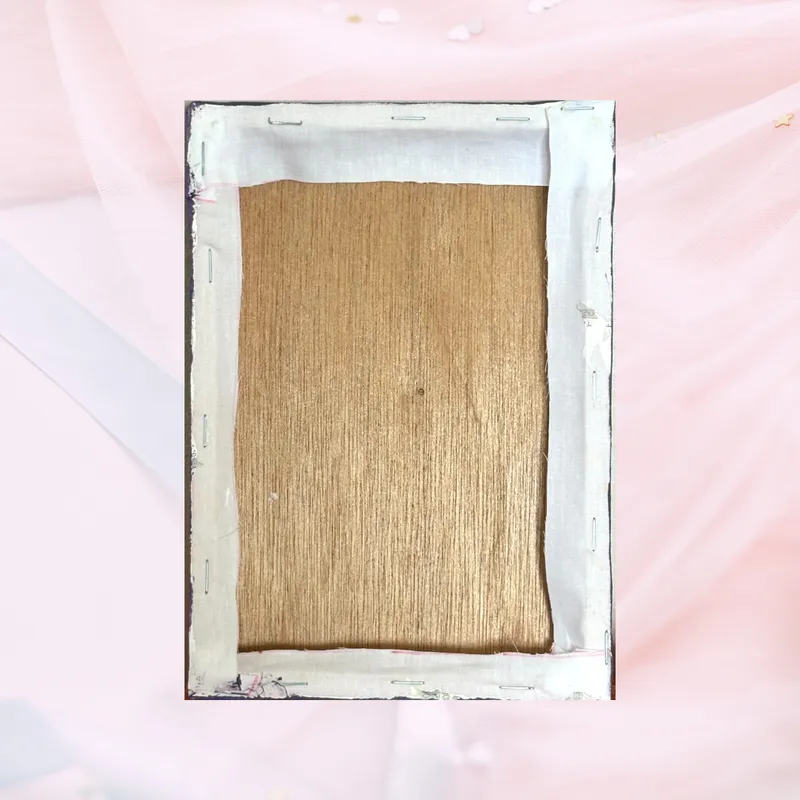 風景画「凜とした春の訪れ」油彩画 / SM 額付き