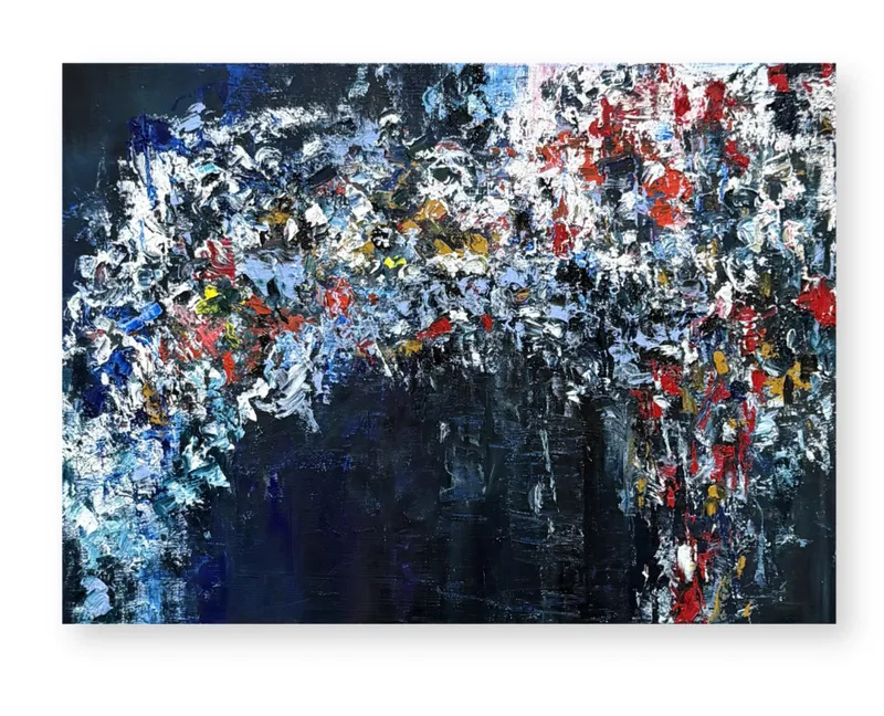 星屑とお花のアーチ