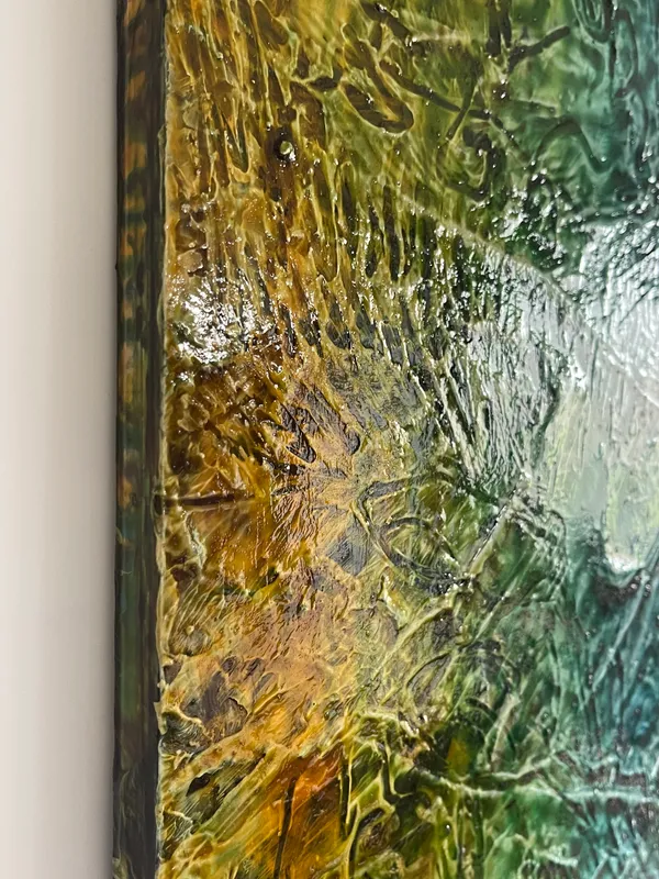 黄色からターコイズへの遷移