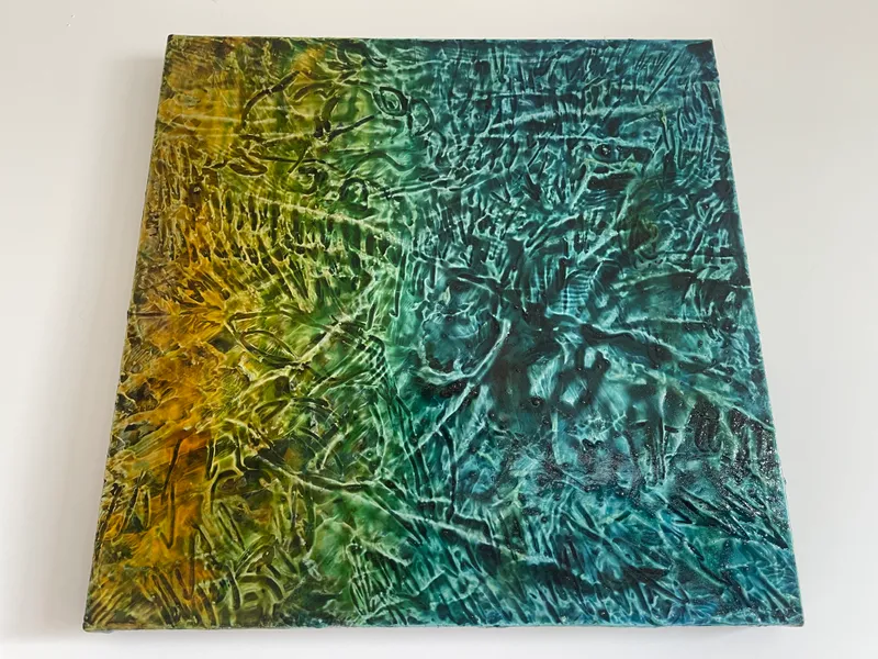 黄色からターコイズへの遷移