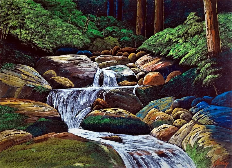 淡々と川の流れ