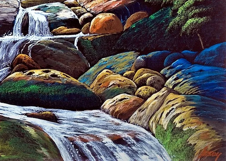 淡々と川の流れ