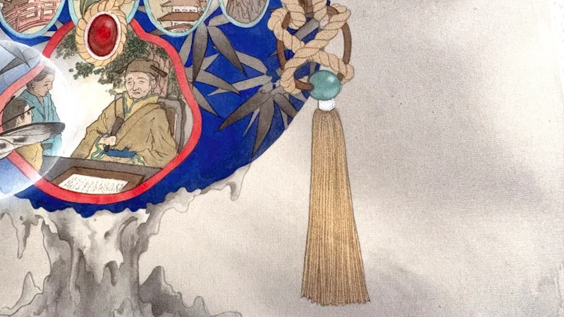 花蝶宝珠之図