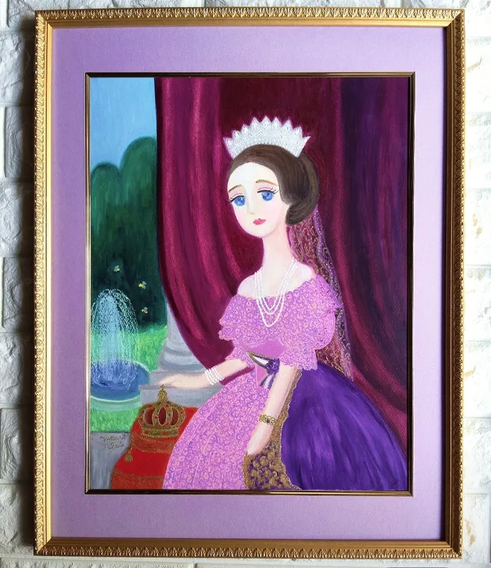 オマージュ作品 Portrait of Empress Eugenie 〜ウジェニー皇后の肖像