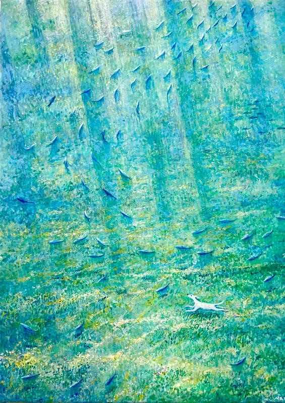 光の中を駆ける