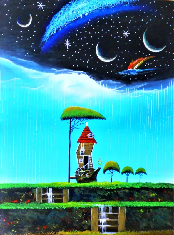 宇宙と反宇宙・雨宿りの木