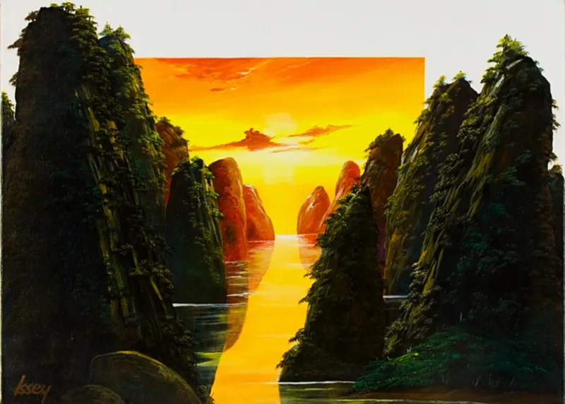桂林の夕暮れ２