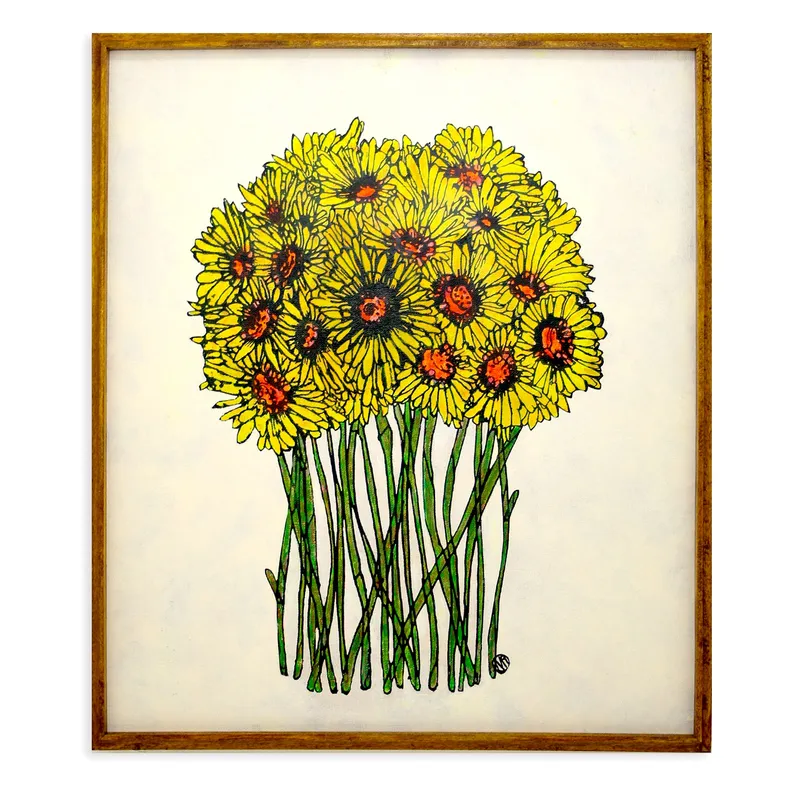 Yellow Gerbera#02【原画】No.304